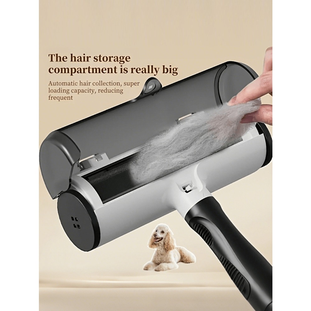 Seat Cleaner Fabric - 1pc Large Capacity Pet Hair Roller,