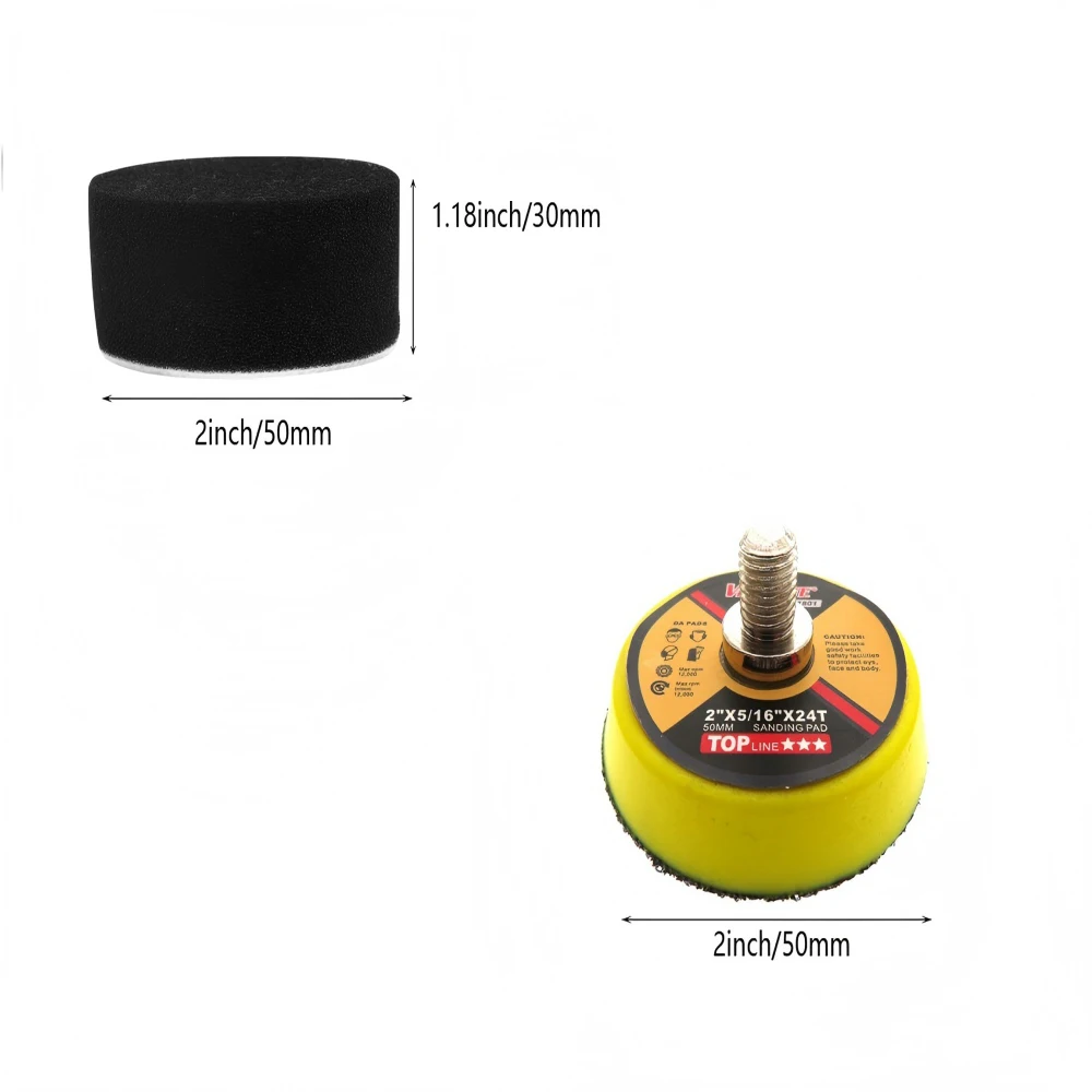 5/16 Pcs 2 Inch Polishing Spon - Polish Pad Set Buffer ulasan dan harga