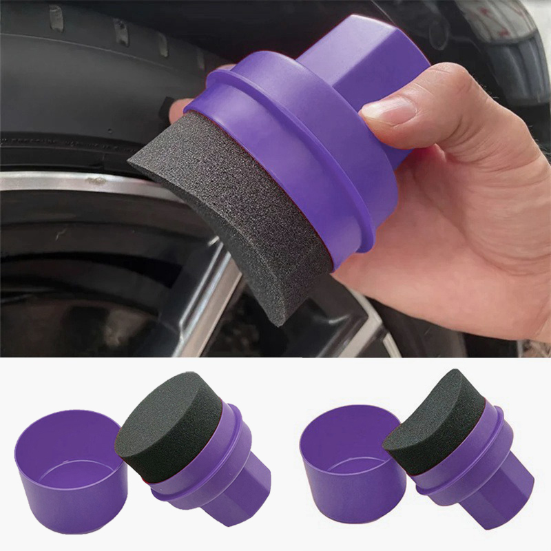 Curved Car Tire Waxing Sponge  - Wax Applicator Pad ulasan dan harga
