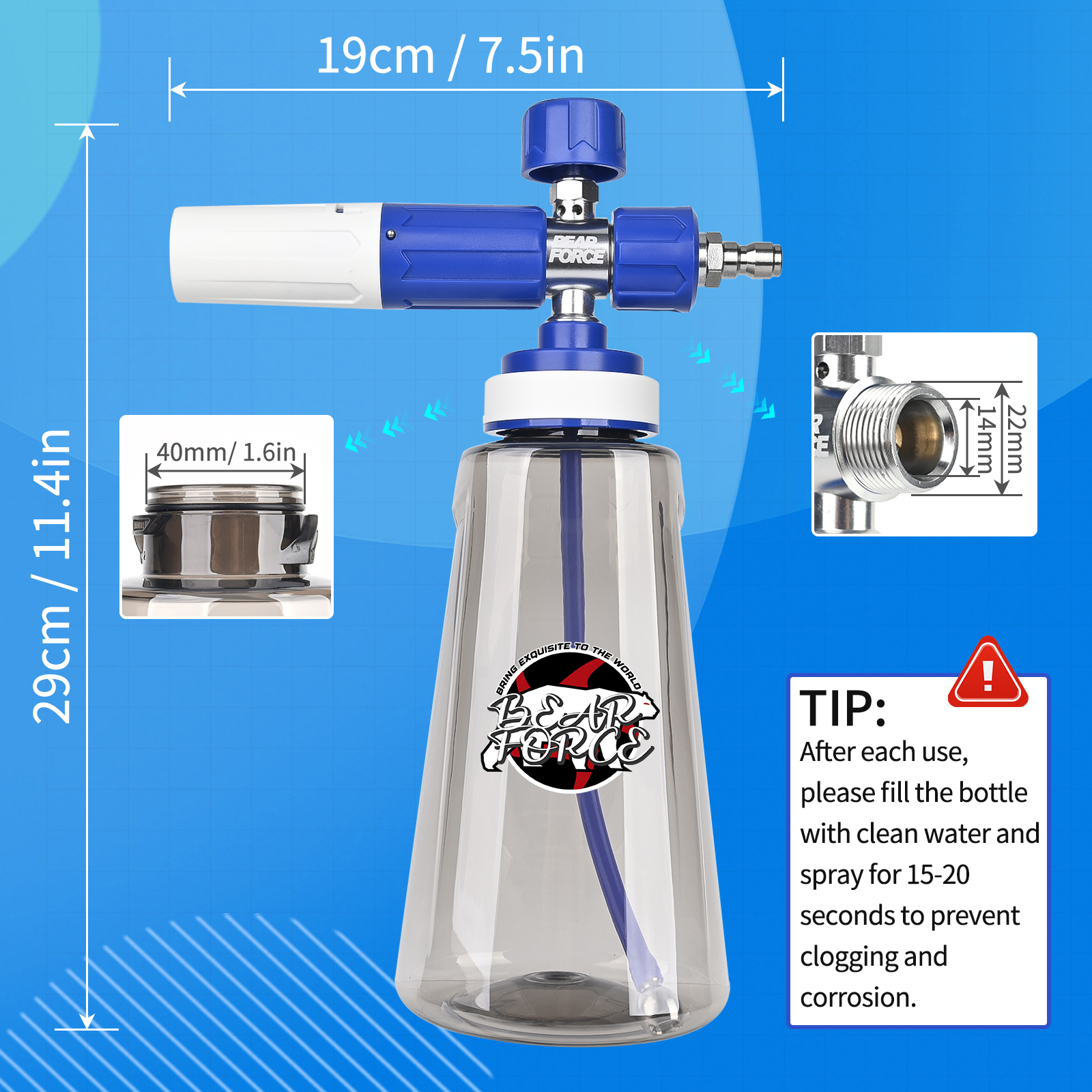 Pressure Washer Upgraded Foam  - Foam Cannon Car Wash ulasan dan harga