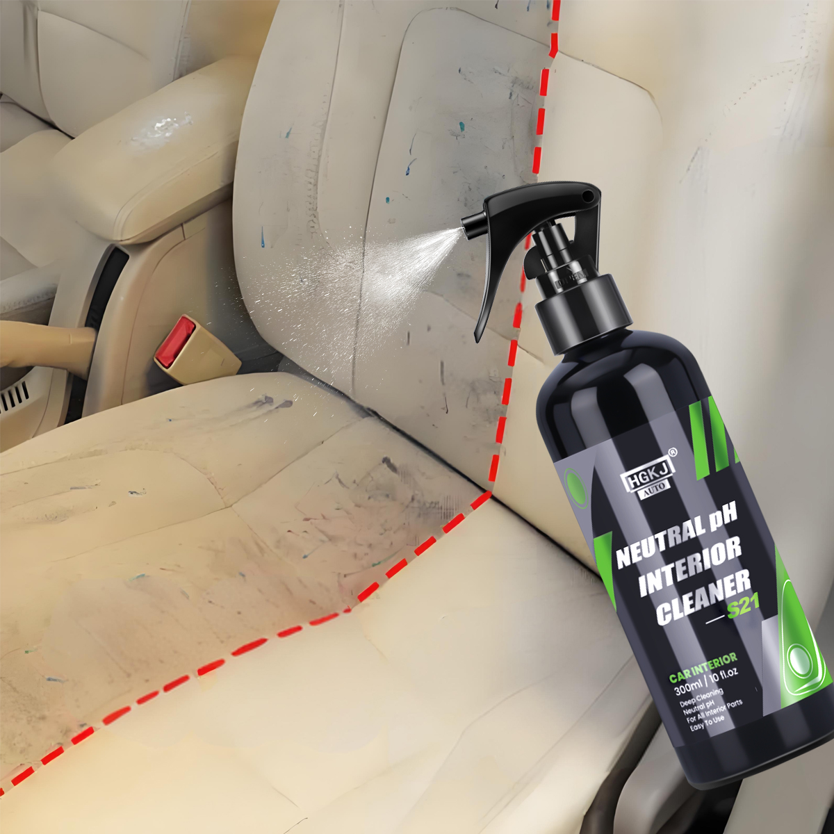 Car Interior Cleaner Agent Cei - Seat Cleaner Fabric ulasan dan harga