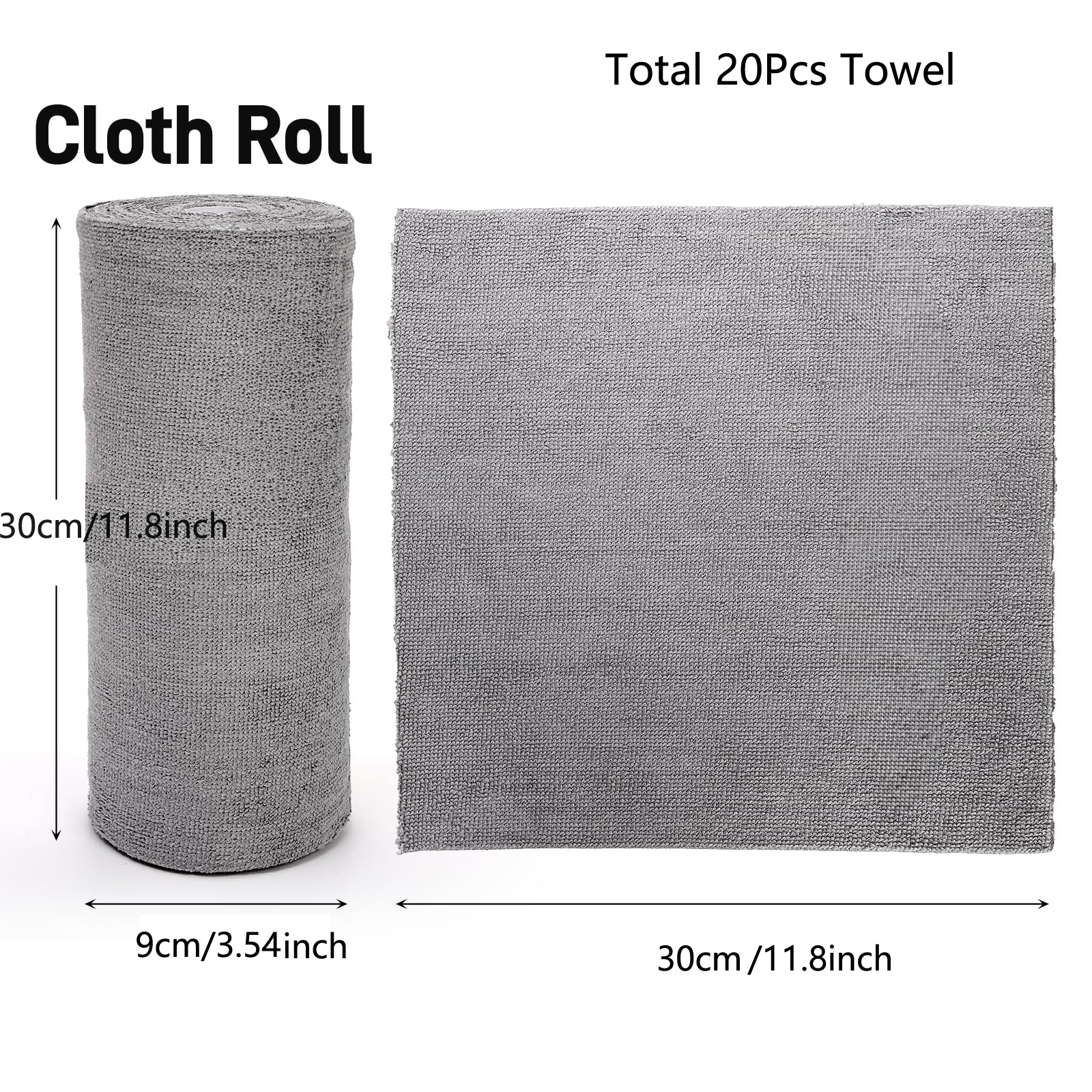 20 Pcs Microfiber Cleaning Clo - Microfiber Towel Detailing ulasan dan harga