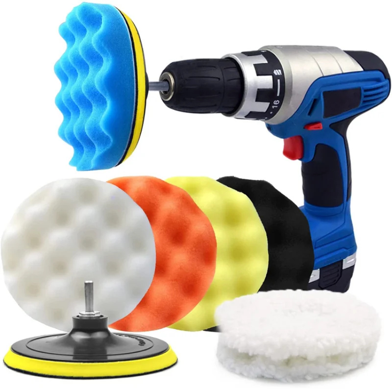 6pcs/8pcs/set Car Polishing Sp - Polish Pad Set Buffer ulasan dan harga