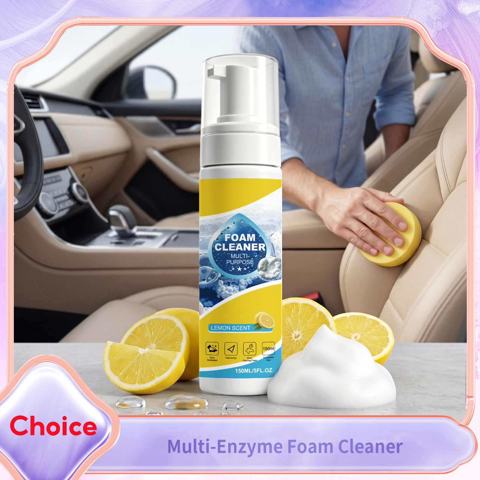 Foam Cleaner Multi-purpose Aut - Leather Cleaner Interior ulasan dan harga