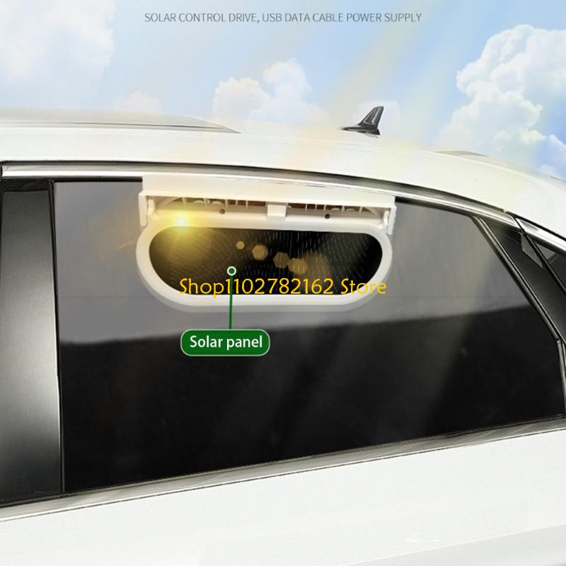 547B Solar Car Exhaust Fan Rap - Odor Eliminator Car ulasan dan harga