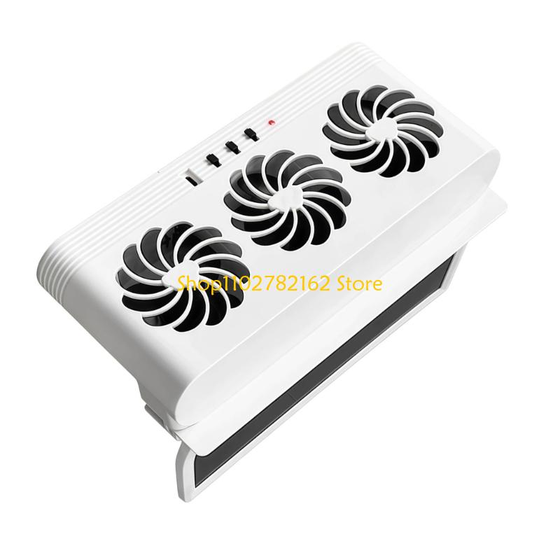 547B Solar Car Exhaust Fan Rap - Odor Eliminator Car ulasan dan harga