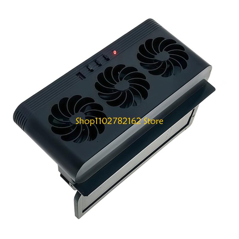 547B Solar Car Exhaust Fan Rap - Odor Eliminator Car ulasan dan harga