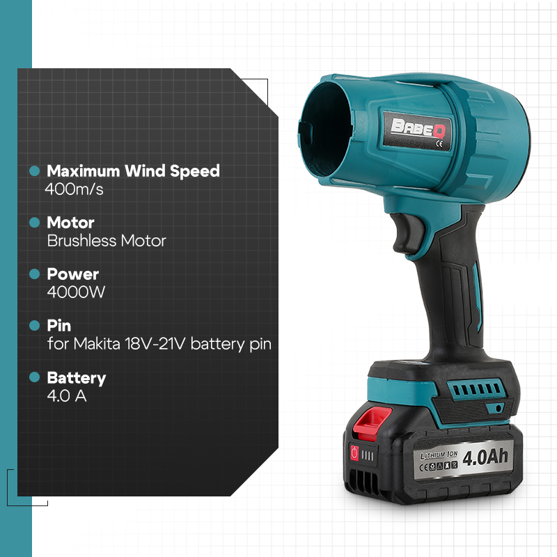 4000W Brushless Electric Turbo - Dryer Car Blower ulasan dan harga