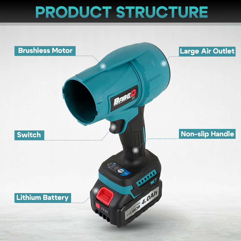 4000W Brushless Electric Turbo - Dryer Car Blower ulasan dan harga