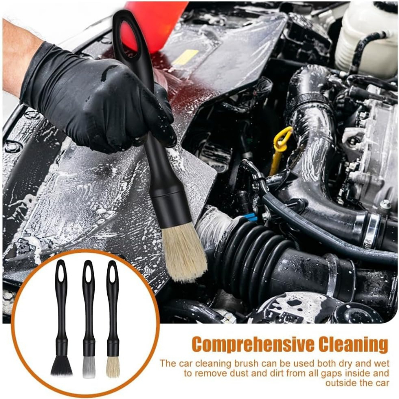 5pcs Automotive Detail Brush K - Interior Detailing Kit ulasan dan harga