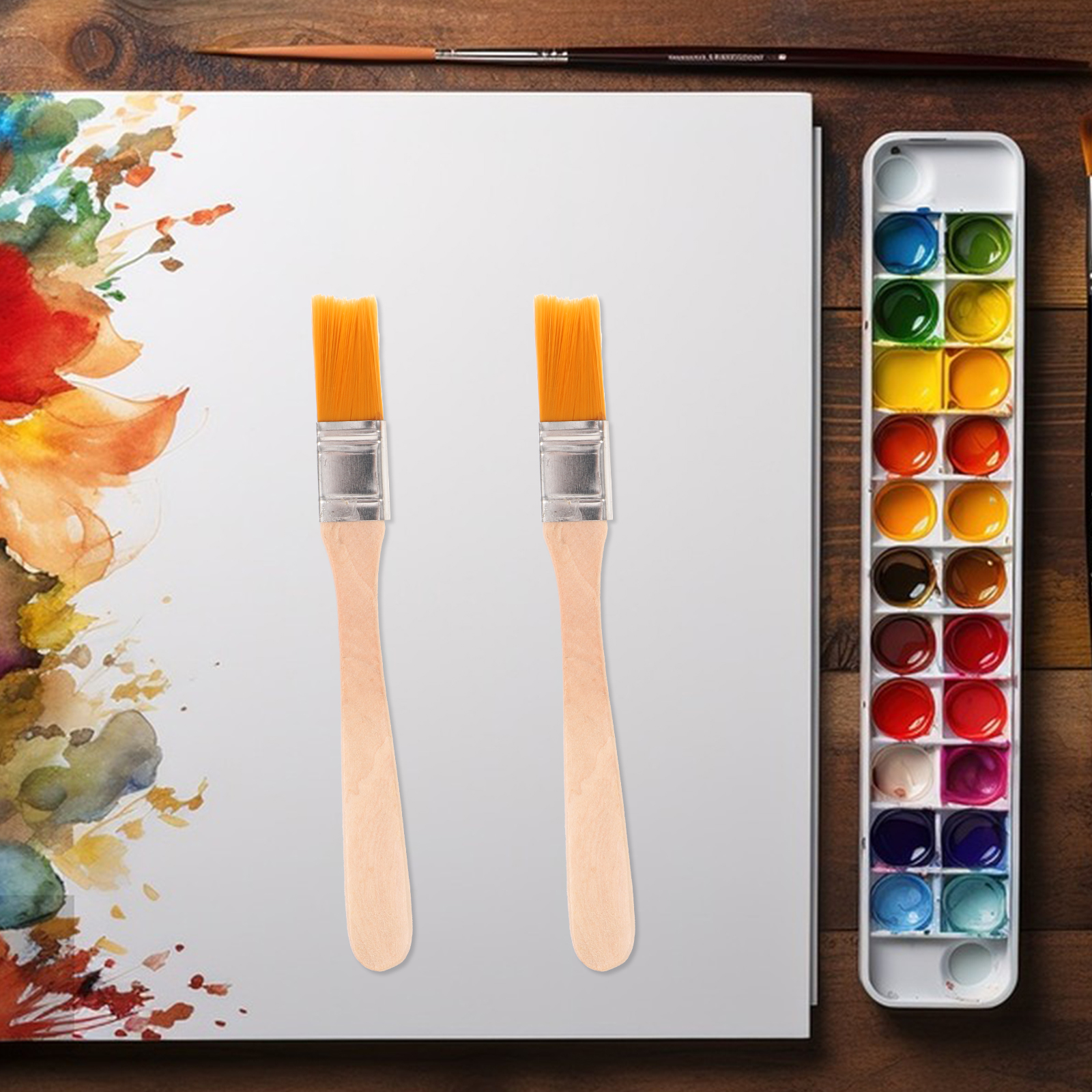 6 Pcs Nylon Bristle Paint Brus - Detailing Brush Set ulasan dan harga