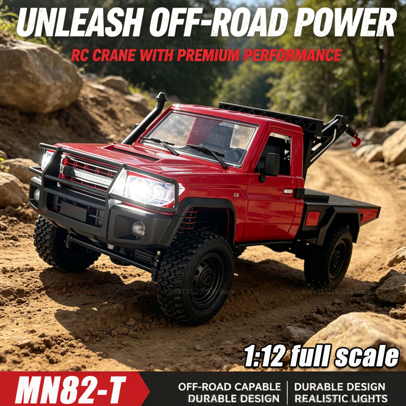 New MN82T RC Crawler 2.4G 4WD  - Dirt Brush Interior ulasan dan harga