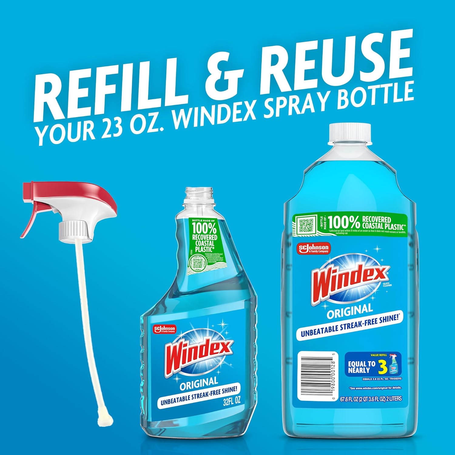 Glass and Window Cleaner Refil - Glass Cleaner Streak ulasan dan harga