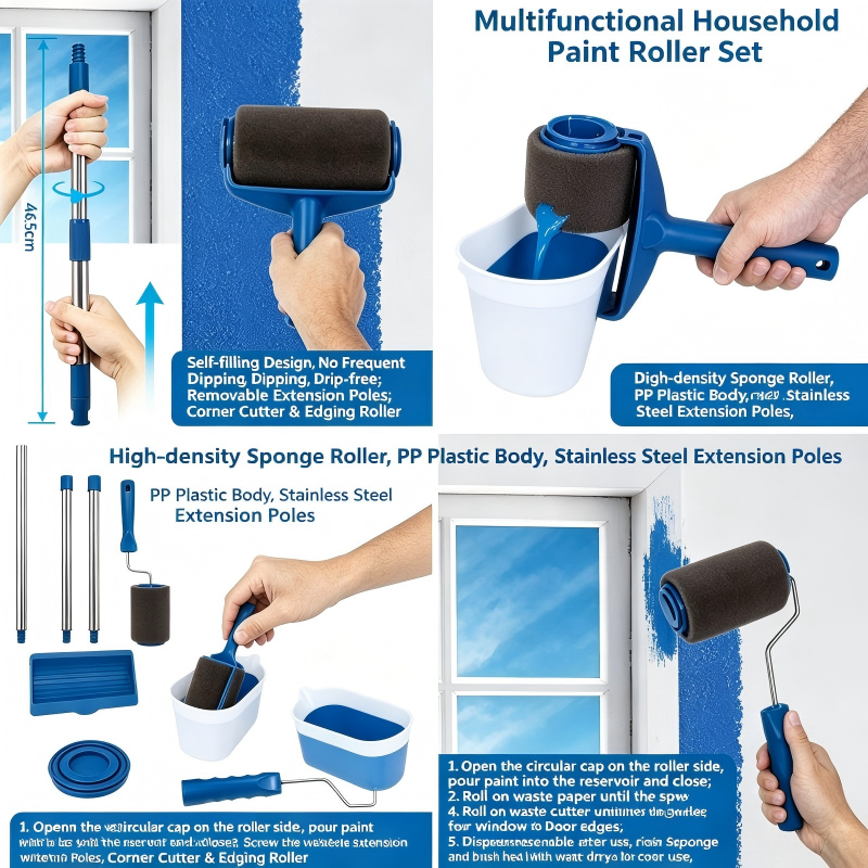 Professional DIY Home Painting - Detailing Brush Set ulasan dan harga