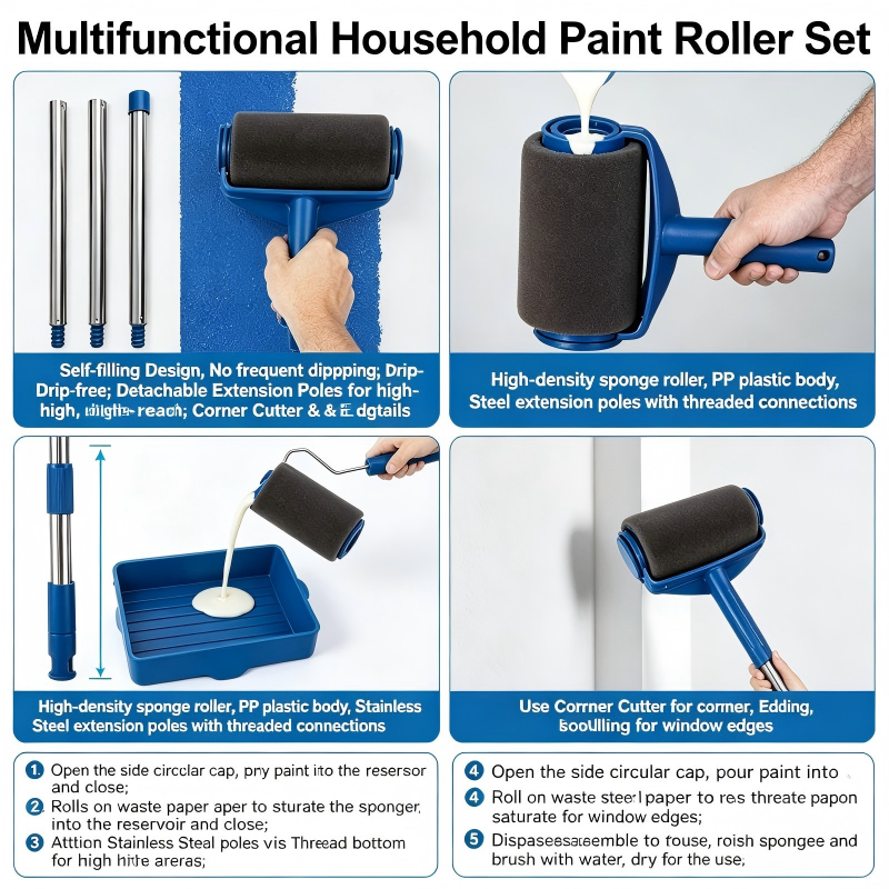 Professional DIY Home Painting - Detailing Brush Set ulasan dan harga