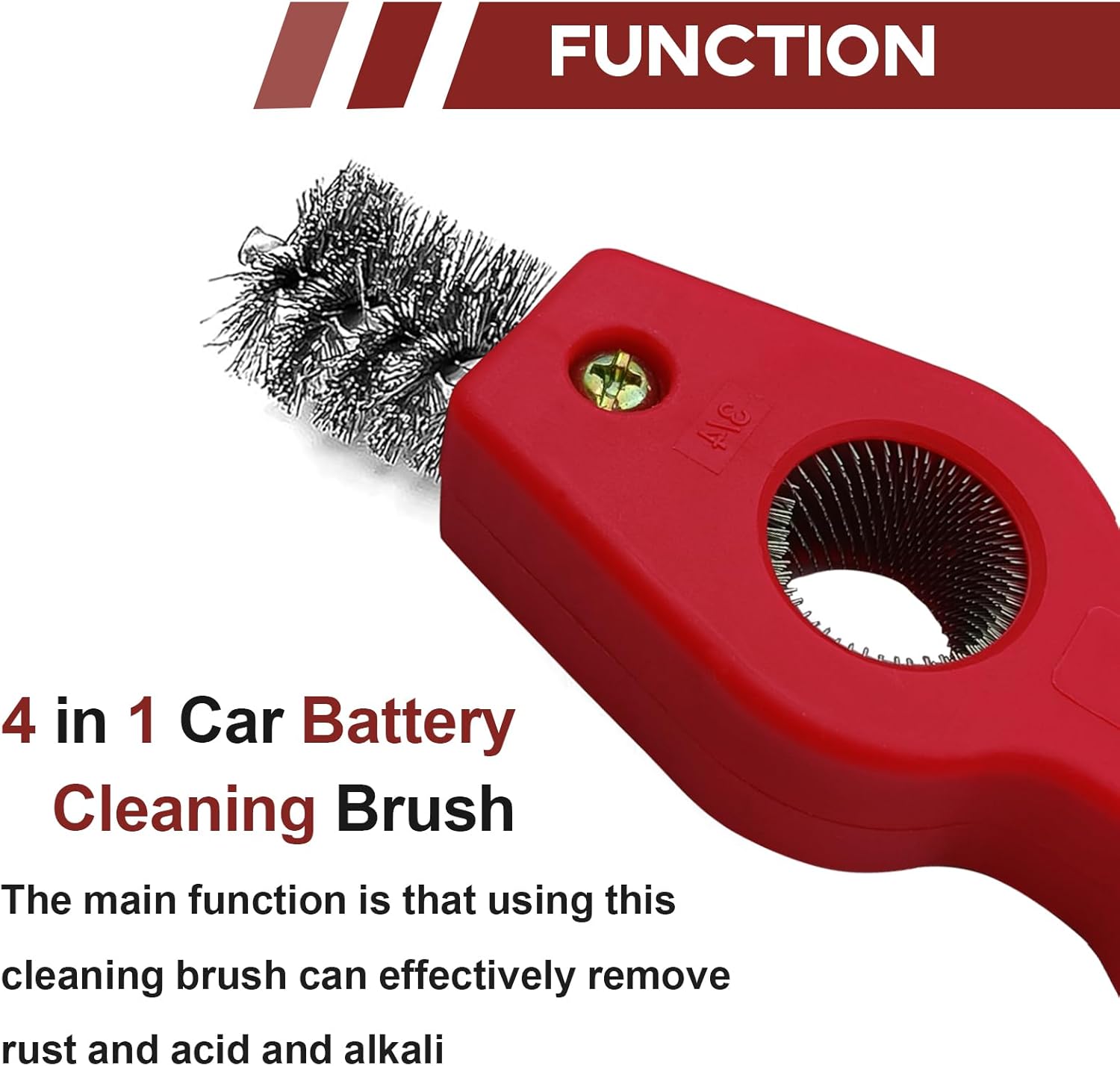 4 in 1 Car Battery Terminal Cl - Car Cleaning Brush ulasan dan harga