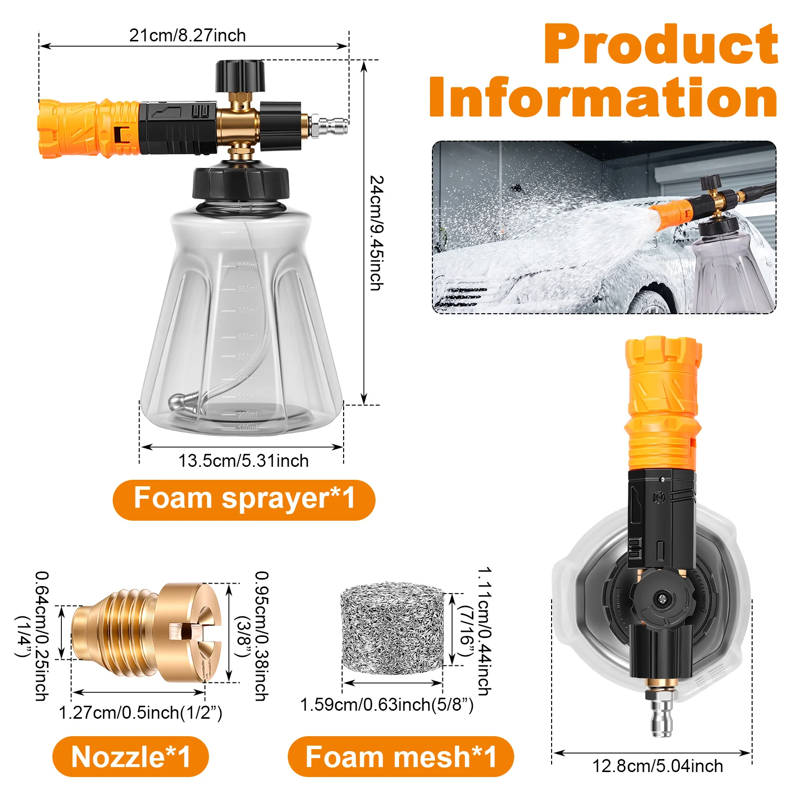 Foam Cannon for Pressure Washe - Foam Cannon Car Wash ulasan dan harga